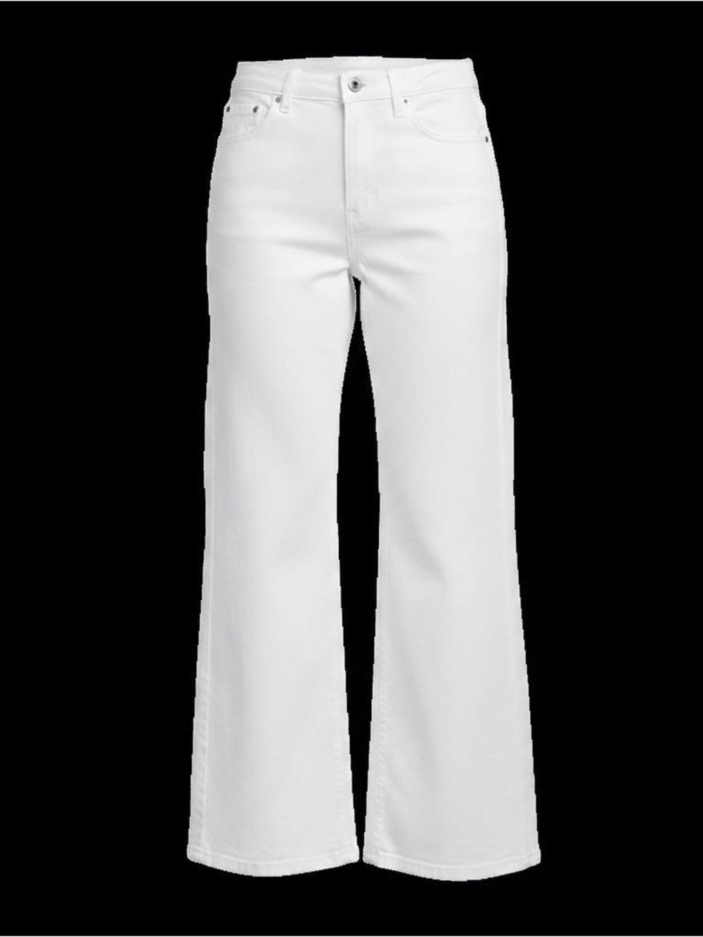 Curve Appeal High-Rise Boot Cut White Jeans